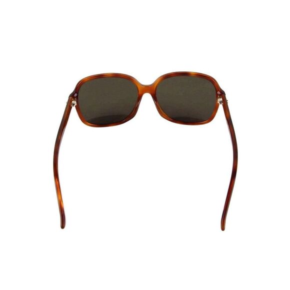 Gucci Women's Tortoise Acetate Square Sunglasses With GG Logo - Picture 5 of 8